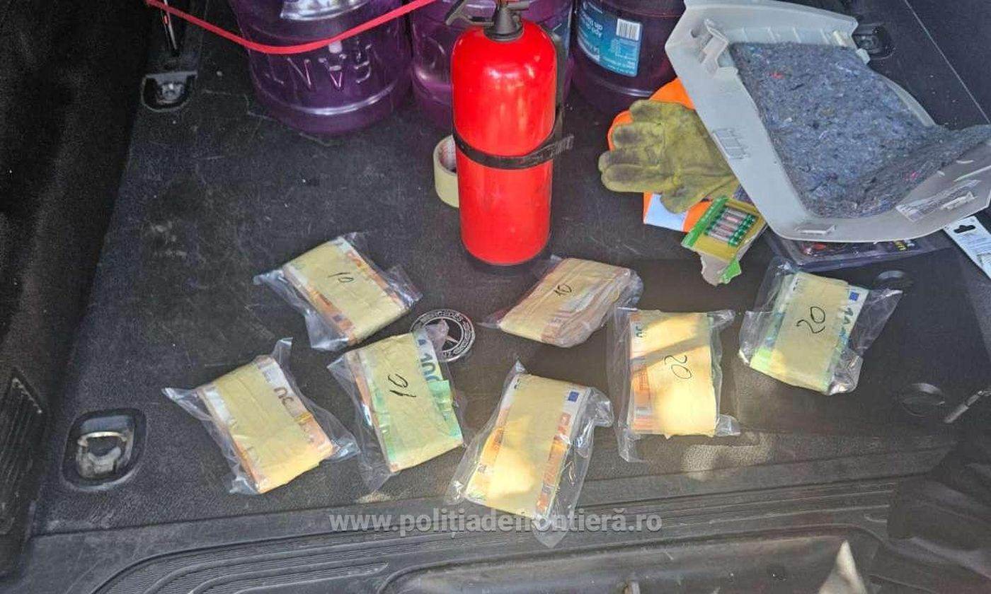 Poliţiştii de frontieră au confiscat peste 343.000 de euro de la un cetăţean ucrainean urmărit internaţional